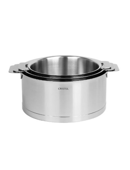 CRISTEL Strate Removable 4-Piece Saucepan Set, 14, 16, 18, and 20cm