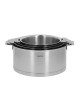 CRISTEL Strate Removable 4-Piece Saucepan Set, 14, 16, 18, and 20cm
