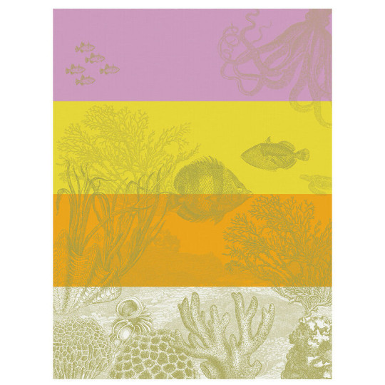 LE JACQUARD FRANCAIS Under the Ocean Cotton Tea Towel - 3 Colors