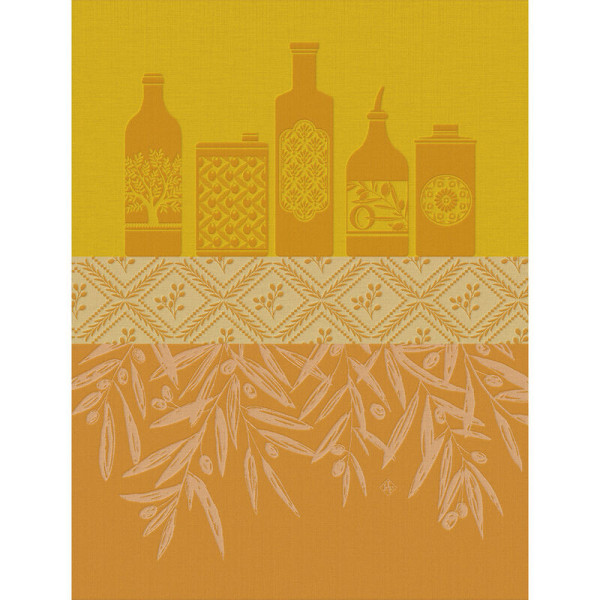 LE JACQUARD FRANCAIS Provençal Oils Tea Towel in Cotton - 3 Colors