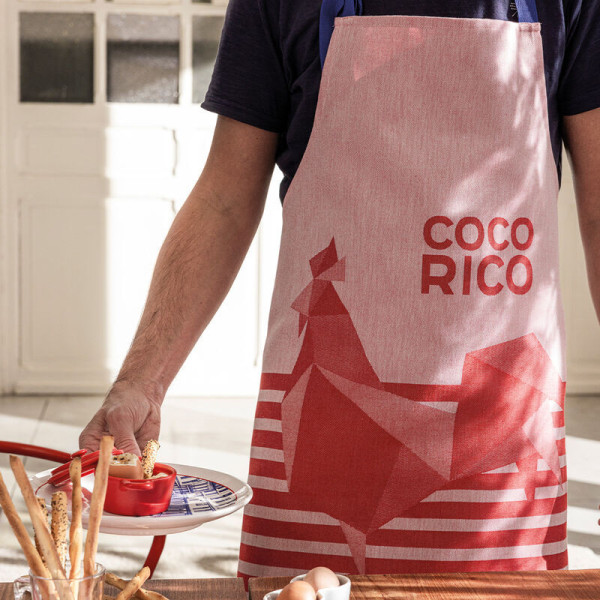 LE JACQUARD FRANCAIS Coco-Rico Elysée Apron - 2 Colors