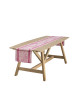 LE JACQUARD FRANCAIS A l'orangerie linen table runner - 3 colors 50x150cm