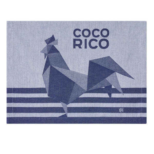 LE JACQUARD FRANCAIS Set of 2 Coco-Rico Elysée placemats - 2 colors
