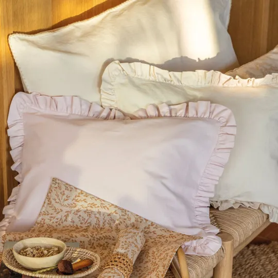 LE JACQUARD FRANCAIS 2 Eclat cotton decorative pillowcases - 3 colors, 3 sizes