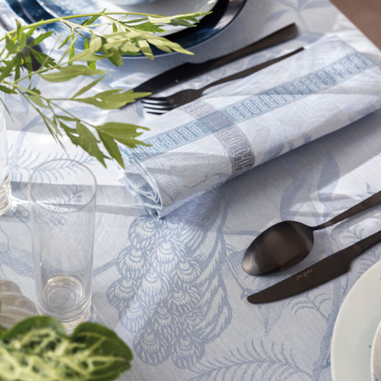 LE JACQUARD FRANCAIS À l'orangerie 4 linen napkins from - 3 colors