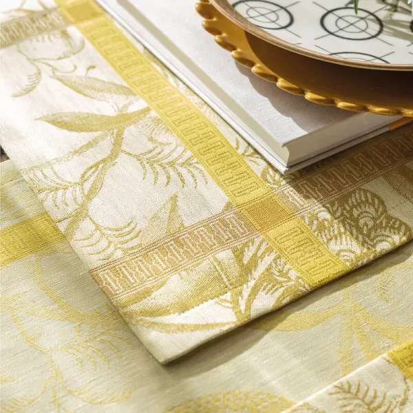LE JACQUARD FRANCAIS À l'orangerie 4 linen napkins from - 3 colors
