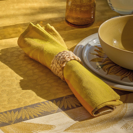 LE JACQUARD FRANCAIS 4 Sinharâja cotton napkins - 3 colors