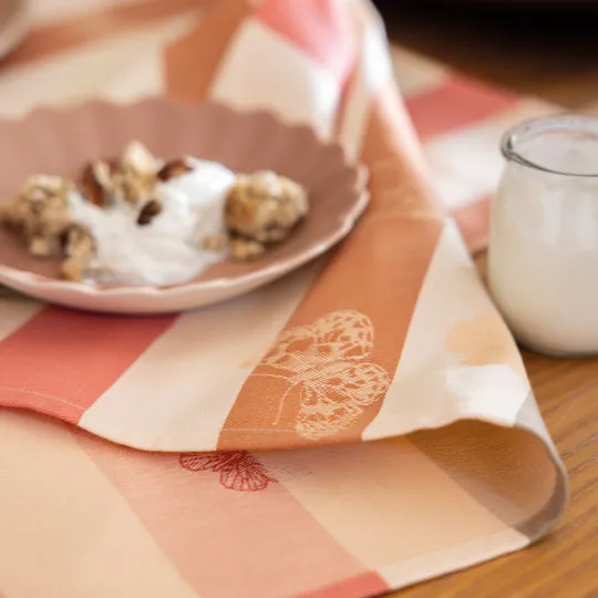 LE JACQUARD FRANCAIS 4 Butterfly Ball Cotton Napkins from - 2 Colors