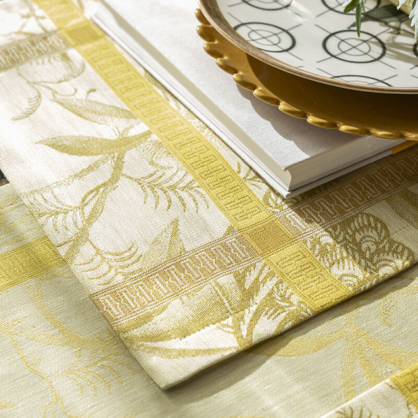 LE JACQUARD FRANCAIS 4 A l'orangerie linen placemats from - 3 colors
