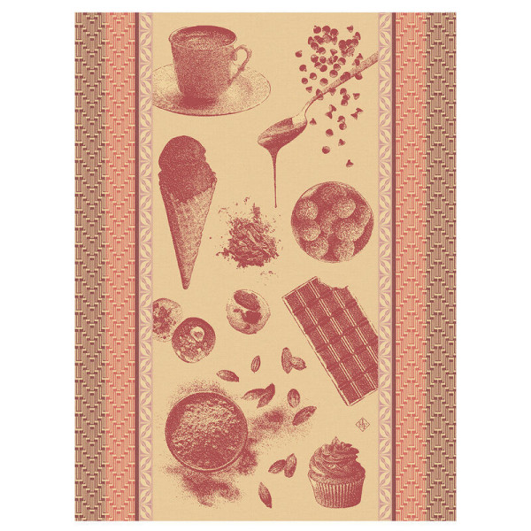 LE JACQUARD FRANCAIS Chocolate Cotton Tea Towel - 3 Colors