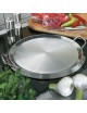 Grill Plancha stainless steel 34cm Cristel