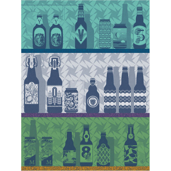 LE JACQUARD FRANCAIS Neo Brasseurs Cotton Tea Towel - 3 Colors