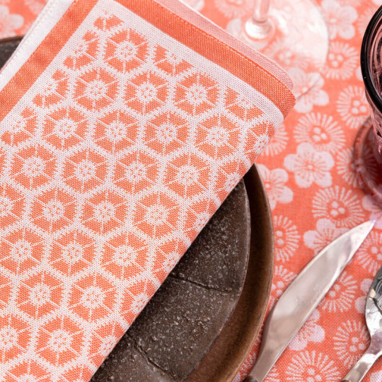 LE JACQUARD FRANCAIS 4 Wagara cotton napkins - 3 colors