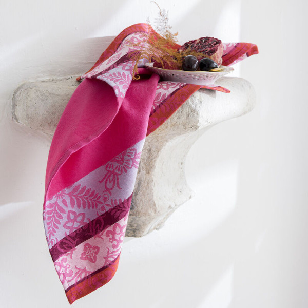 LE JACQUARD FRANCAIS 4 Mumbai cotton napkins - 2 colors