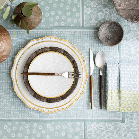 LE JACQUARD FRANCAIS 4 Wagara cotton placemats - 3 colors