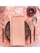 LE JACQUARD FRANCAIS 4 Wagara coated cotton placemats - 3 colors