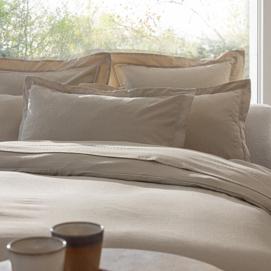 LE JACQUARD FRANCAIS 2 Portofino cotton pillowcases - 2 colors, 2 sizes