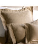 LE JACQUARD FRANCAIS 2 Sepia Arabesque Pillowcases Cotton - 2 Sizes
