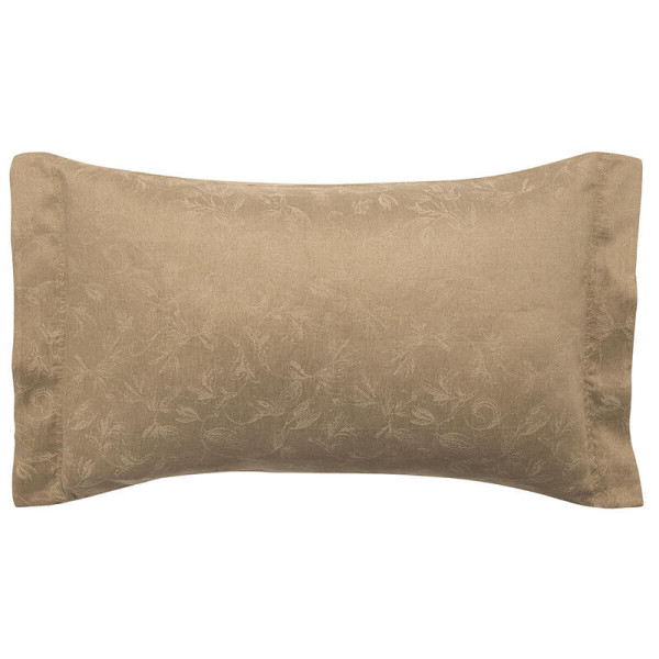 LE JACQUARD FRANCAIS 2 Sepia Arabesque Pillowcases Cotton - 2 Sizes