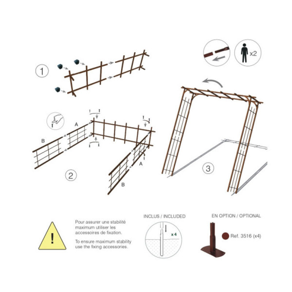 Pergola grand modèle Louis Moulin