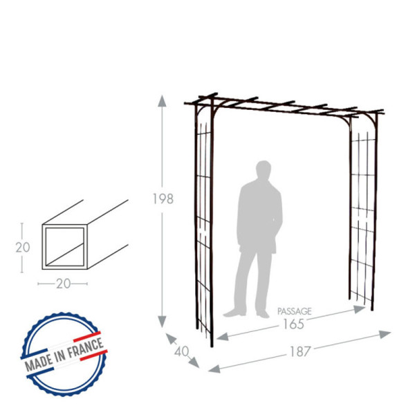 Pergola grand modèle Louis Moulin