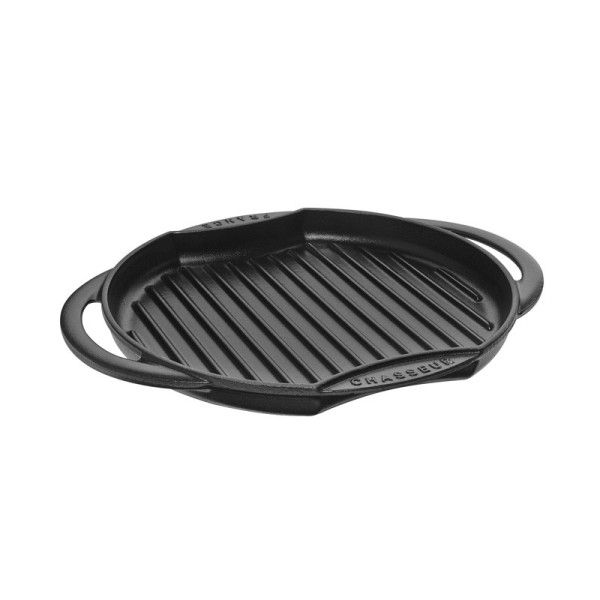 CHASSEUR Round Cast Iron Sun Grill 26cm - 2 Colors