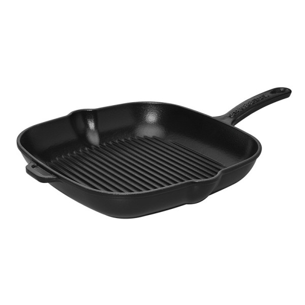 CHASSEUR Square Cast Iron Grill Pan 20x20cm - 2 Colors