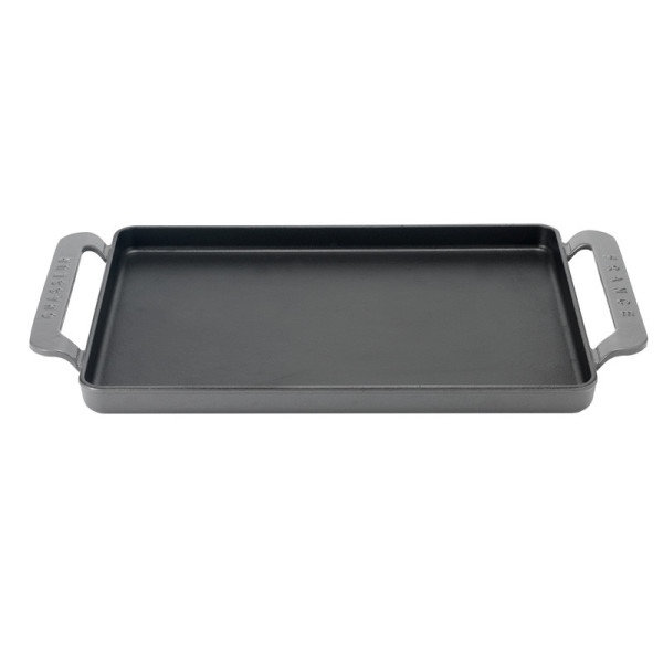 CHASSEUR Rectangular Cast Iron Griddle 34x23cm - 3 Colors