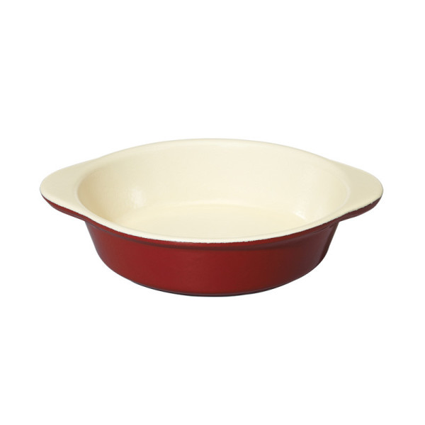 CHASSEUR Round Cast Iron Oven Dish - 3 Sizes, 2 Colors