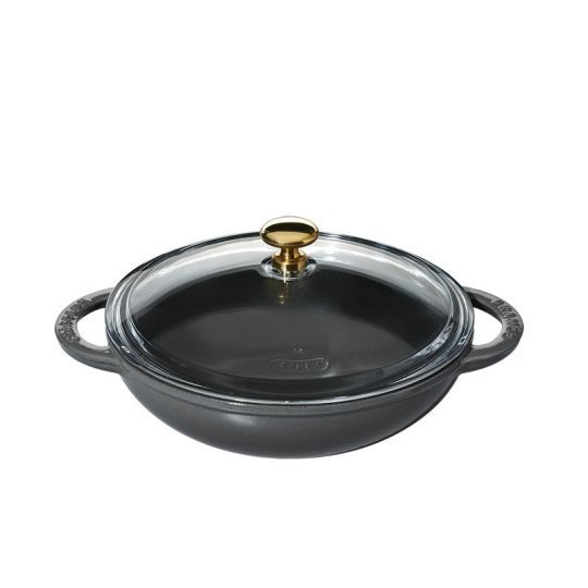 CHASSEUR Mini Cast Iron Wok 18cm - 3 Colors