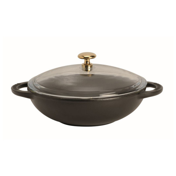 CHASSEUR Mini Cast Iron Wok 18cm - 3 Colors