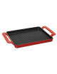 CHASSEUR Rectangular Cast Iron Grill 35x22cm - 2 Colors