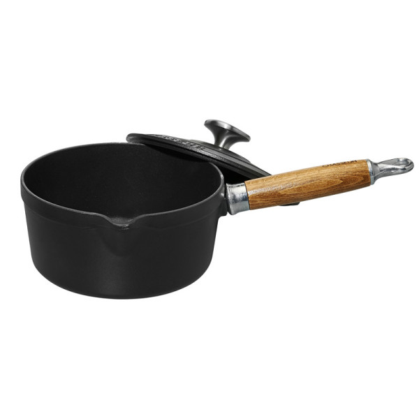 CHASSEUR Cast Iron Saucepan with Lid - 2 Sizes, 2 Colors