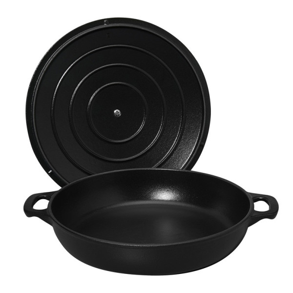 CHASSEUR Cast Iron Dutch Oven stewpot - 3 Sizes, 2 Colors