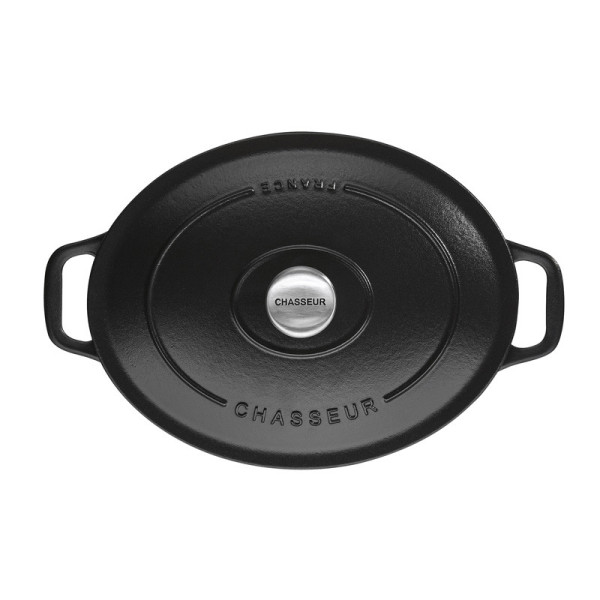 CHASSEUR Oval Cast Iron Cocotte Dish 35cm - 2 Colors
