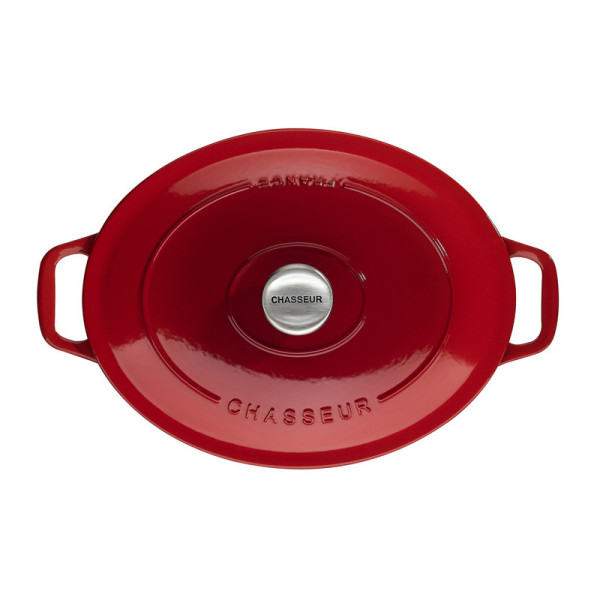 CHASSEUR Oval Cast Iron Cocotte Dish 31cm - 2 Colors