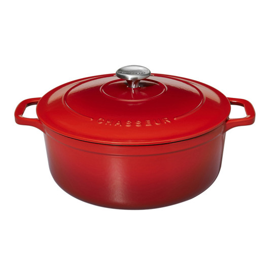 CHASSEUR Cast Iron Cocotte Dish 32cm - 2 Colors