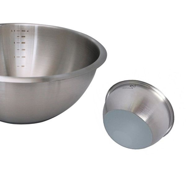 De Buyer hemispherical pastry bowl "cul de poule" - 3 sizes