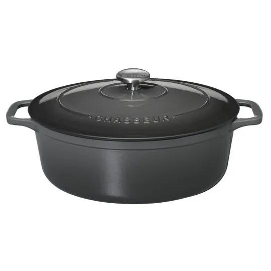 CHASSEUR Oval Cast Iron Cocotte Dish 33cm - 6 Colors
