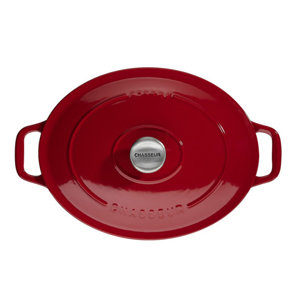 CHASSEUR Oval Cast Iron Cocotte Dish 33cm - 6 Colors