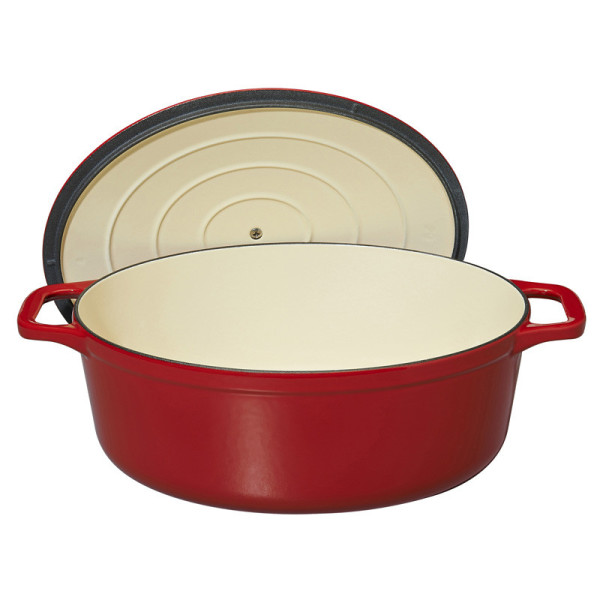 CHASSEUR Oval Cast Iron Cocotte Dish 33cm - 6 Colors