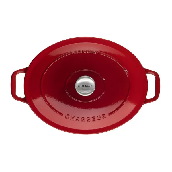 CHASSEUR Oval Cast Iron Cocotte Dish 29cm - 6 Colors