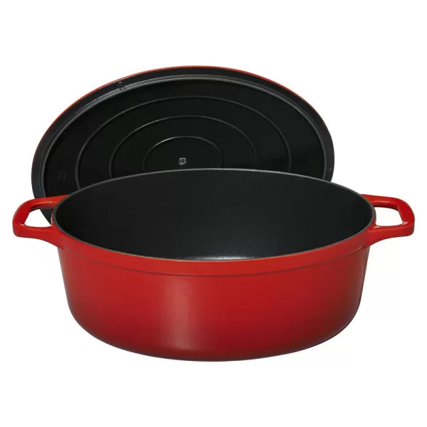 CHASSEUR Oval Cast Iron Cocotte Dish 29cm - 6 Colors