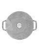 STAUB Diamond Cast Iron Cocotte, Graphite Grey, 22cm