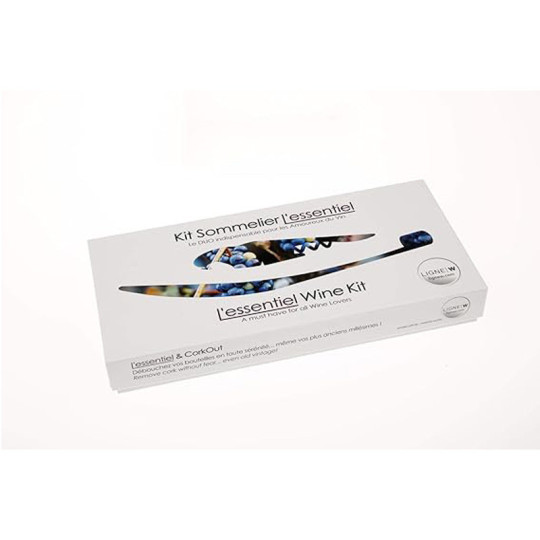 LIGNE W Collection Sommelier Kit L'essentiel: Corkout and Sommelier Set in a Box