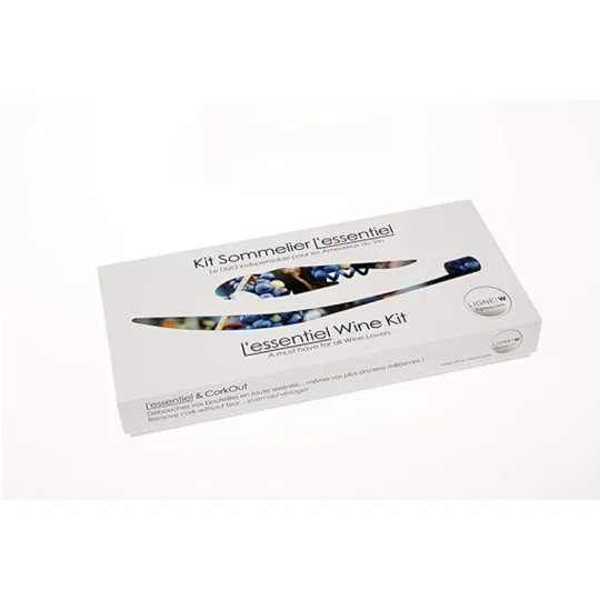 LIGNE W Collection Sommelier Kit L'essentiel: Corkout and Sommelier Set in a Box