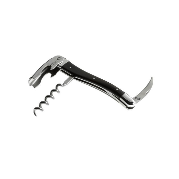 Chateau Laguiole Classic Collection Black Horn Sommelier Knife