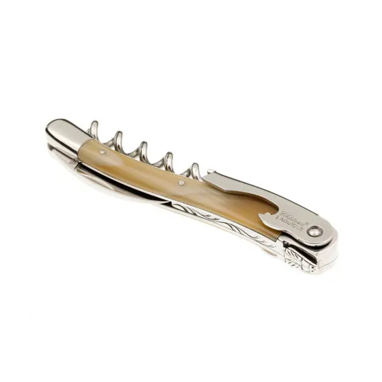 Chateau Laguiole Classic Collection Sommelier Knife Blonde Horn