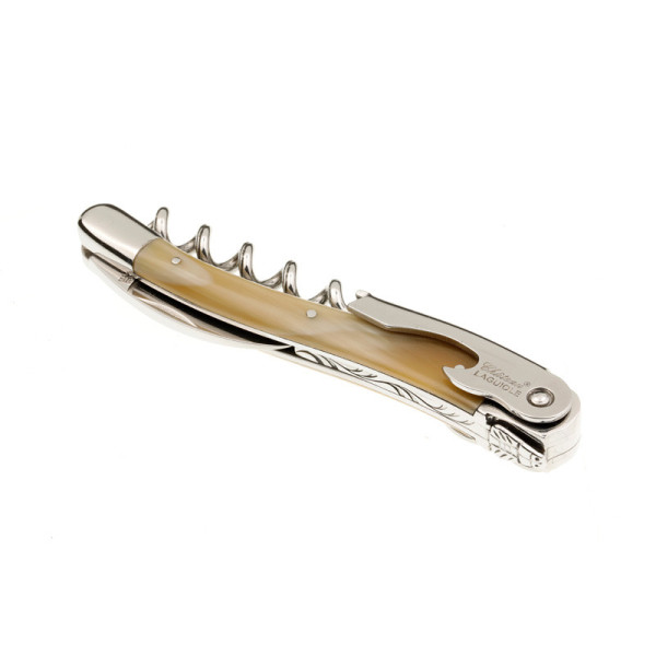Chateau Laguiole Classic Collection Sommelier Knife Blonde Horn