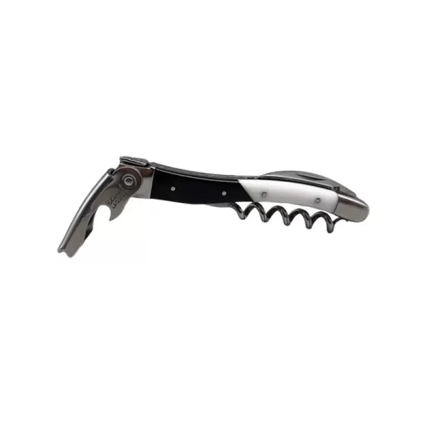 Chateau Laguiole Classic Collection Sommelier Knife, Black and White Plexi
